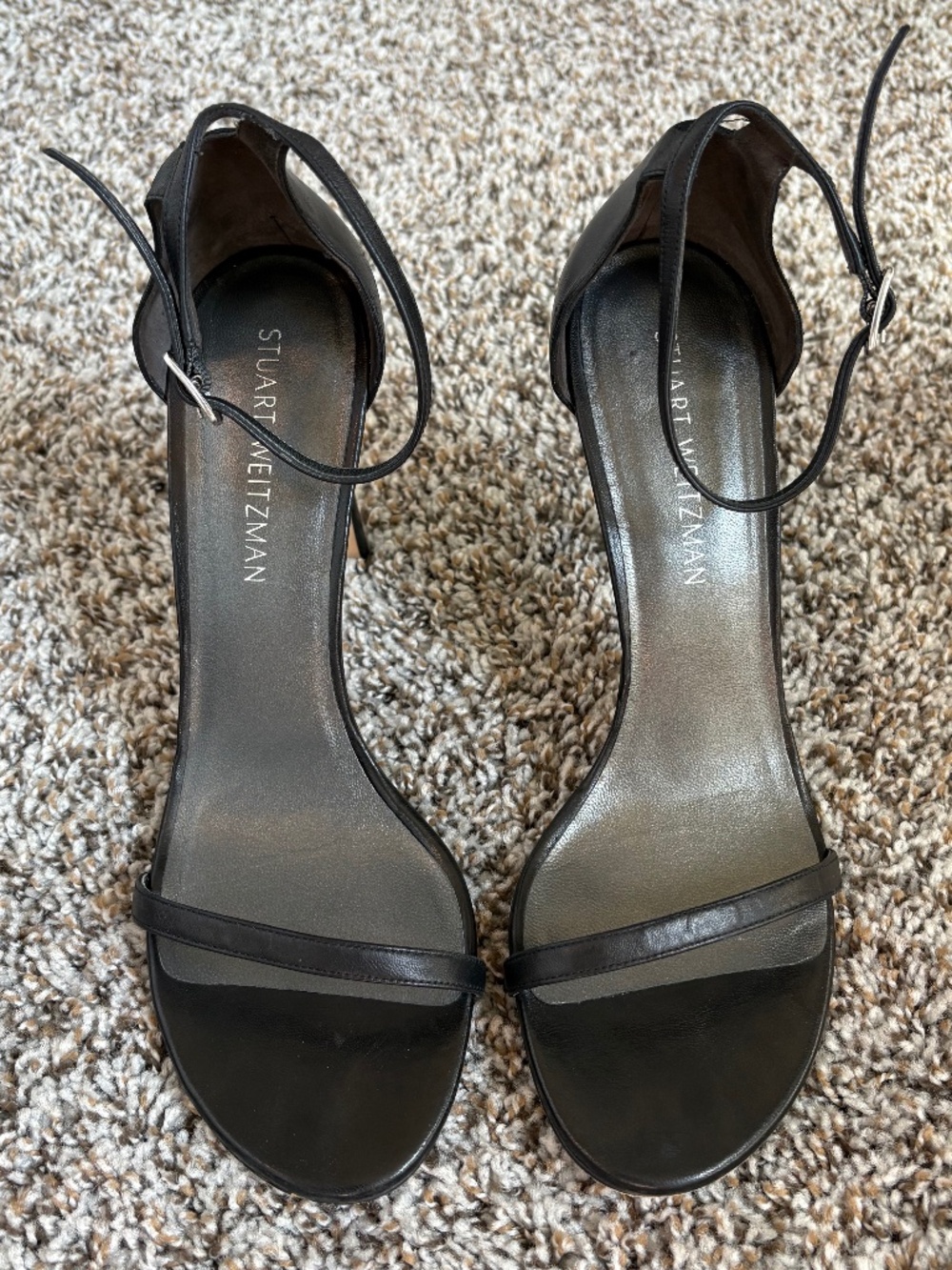 Stuart Weitzman Nudist Stiletto Heels - Size 10.5M - Picture 3 of 9